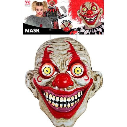 MASQUE AVEC YEUX VACILLANTS CLOWN D'HORREUR