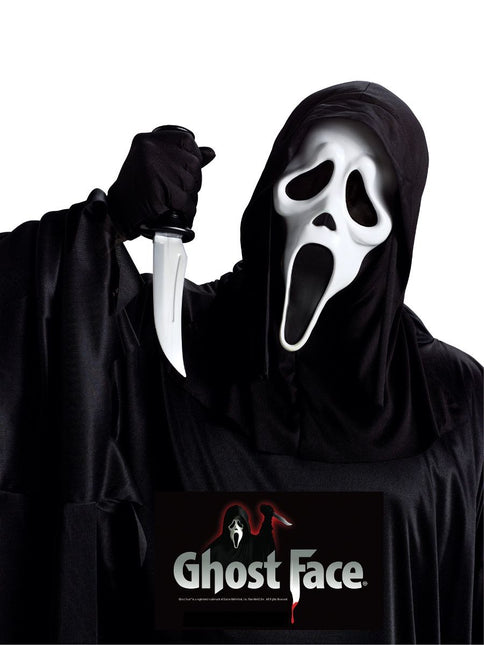 Masque de Ghostface avec couteau