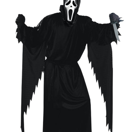 Costume d'Halloween Fantôme noir pour homme 3 pièces