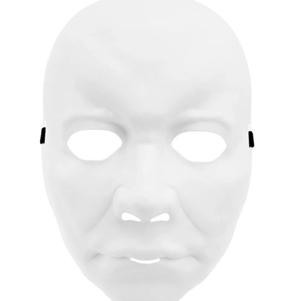 MASQUE POUR HOMME - PLASTIQUE DUR BLANC
