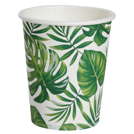 Tasses en feuilles de palmier 240ml 6pcs