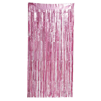 Rideau de porte rose Mat 2m