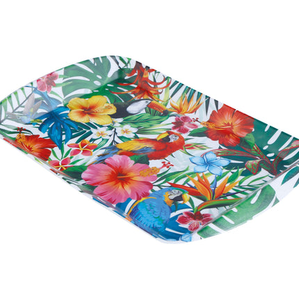 Plateau Hawaï en plastique 39cm