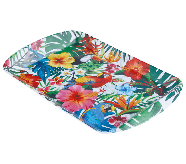 Plateau Hawaï en plastique 39cm