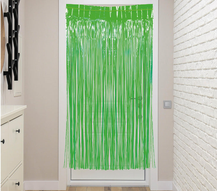 Rideau de porte vert 2m