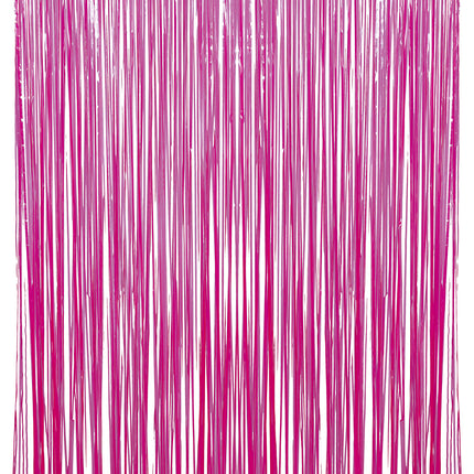 Rideau de porte fuchsia 2m
