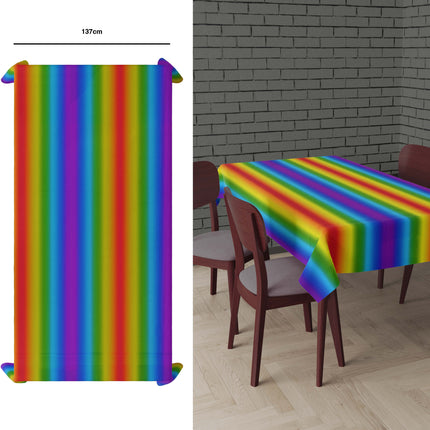 Nappe colorée métallisée 2.74m