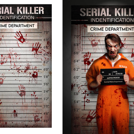 Décoration murale Halloween Serial Killer 2m