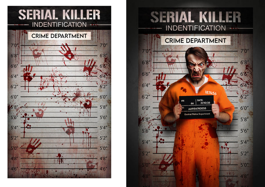 Décoration murale Halloween Serial Killer 2m