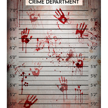 Décoration murale Halloween Serial Killer 2m