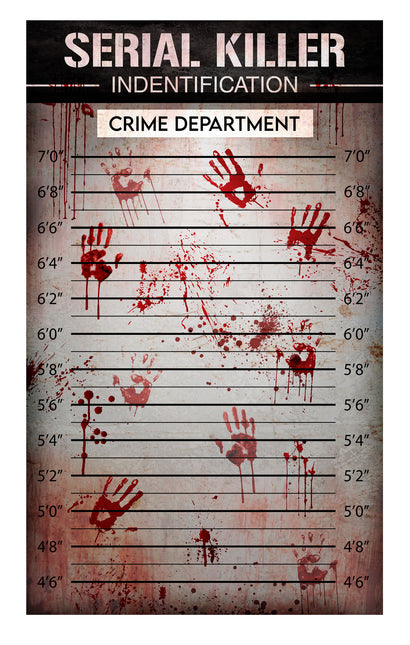 Décoration murale Halloween Serial Killer 2m