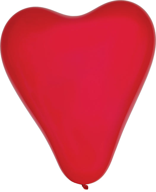 Sachet de 10 ballons en forme de cœur