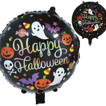 Ballon en aluminium « Happy Halloween » 50 cm