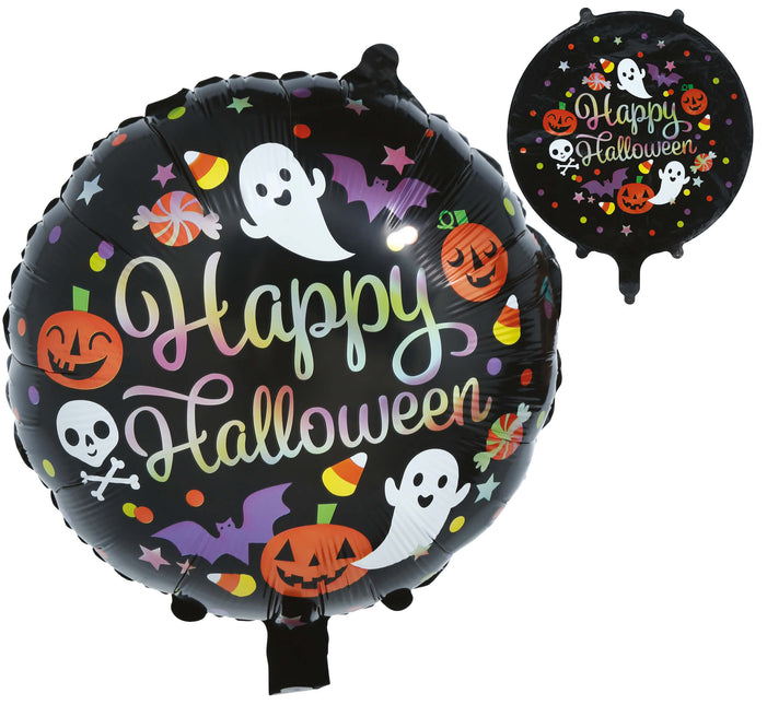 Ballon en aluminium « Happy Halloween » 50 cm