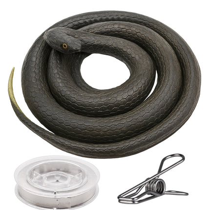 Faux serpent avec corde et pince