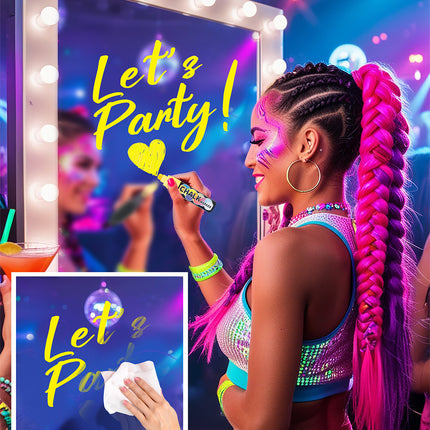 Marqueur à craie jaune