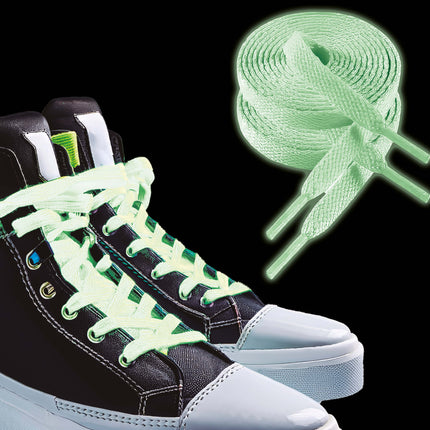 Paire de lacets de chaussures fluorescents 120 cm