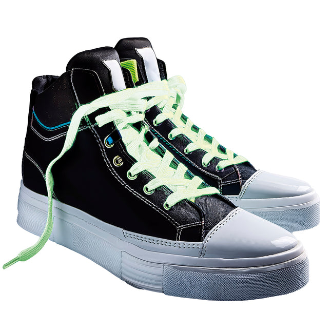 Paire de lacets de chaussures fluorescents 120 cm