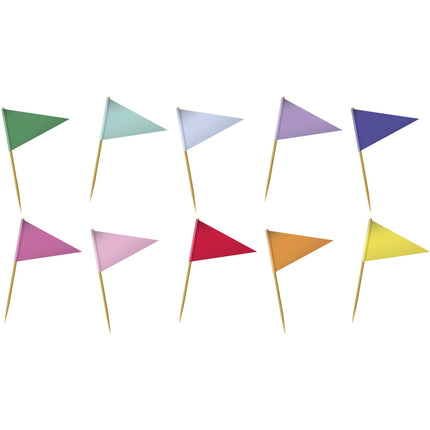 Bâtons de cocktail colorés 10pcs