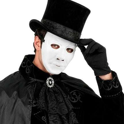 MASQUE POUR HOMME - PLASTIQUE DUR BLANC