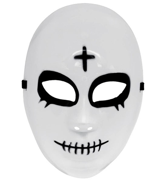 Masque satanique blanc