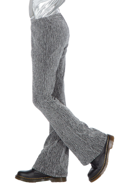 Pantalon Silver Girl Glitter évasé