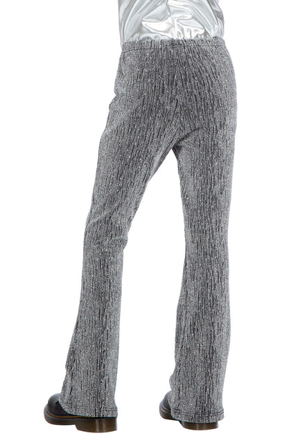 Pantalon Silver Girl Glitter évasé