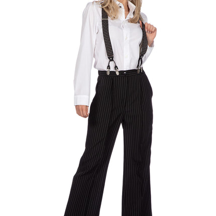 Pantalon à pinces des années folles