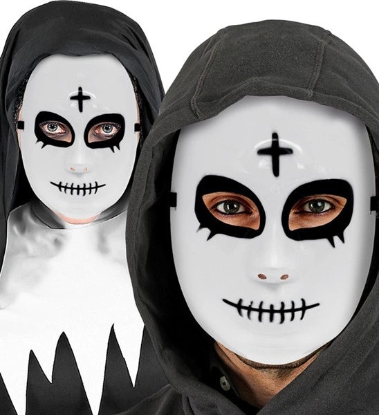 Masque satanique blanc