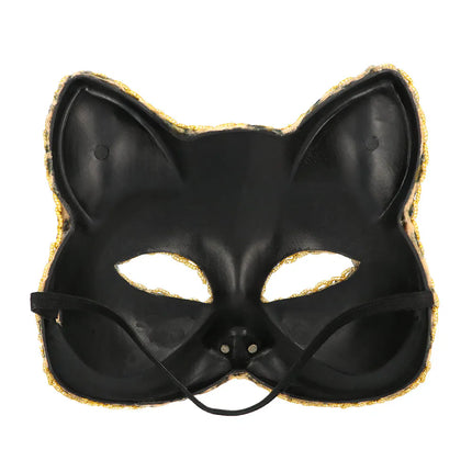 Masque de léopard doré