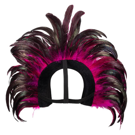 Coiffe Samba rose