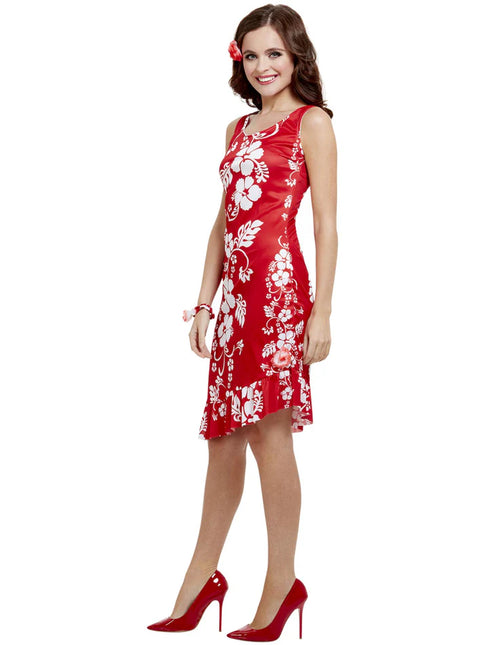 Robe Hawaii Rouge M