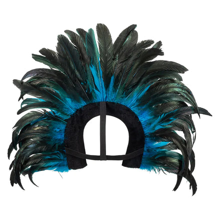 Coiffe Samba turquoise