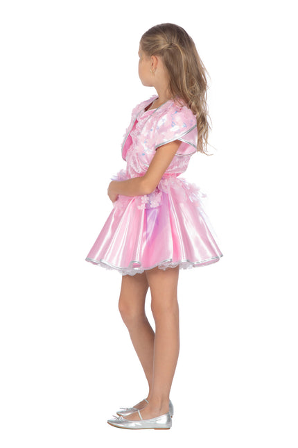 Plume rose à petites fleurs