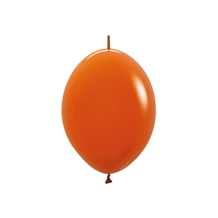 Ballons de baudruche orange pour guirlande de ballons 15cm 50pcs