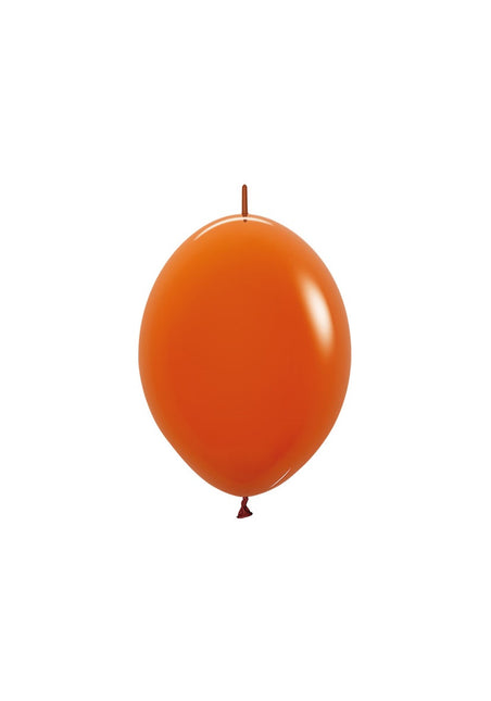 Ballons de baudruche orange pour guirlande de ballons 15cm 50pcs