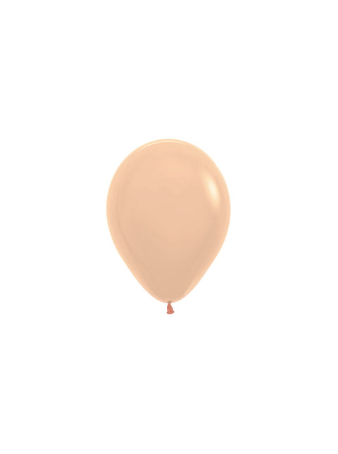 Ballons de baudruche orange Pastel mat 12cm 50pcs