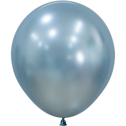 Ballons bleus en soie 45cm 25pcs