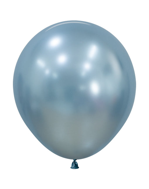 Ballons bleus en soie 45cm 25pcs