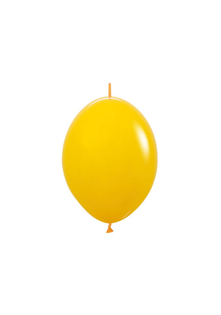 Ballons jaunes pour guirlande de ballons 15cm 50pcs