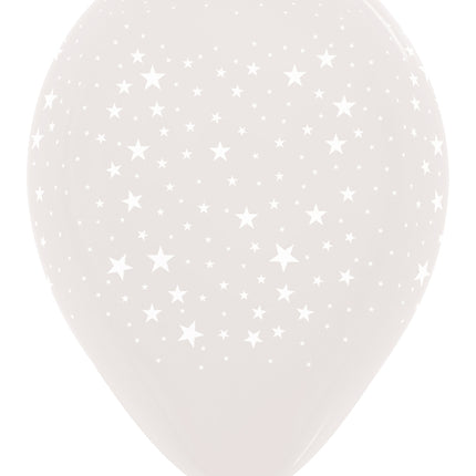 Ballons de baudruche transparents étoiles 30cm 25pcs