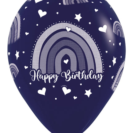 Bon anniversaire Ballons colorés arc-en-ciel 30cm 25pcs