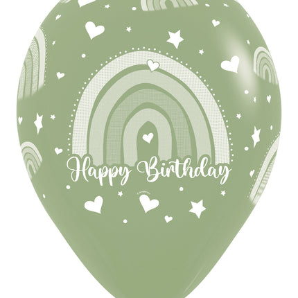 Bon anniversaire Ballons colorés arc-en-ciel 30cm 25pcs