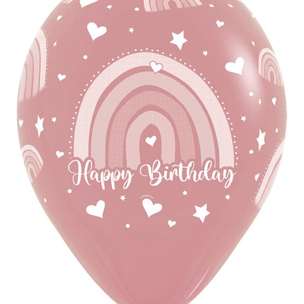 Bon anniversaire Ballons colorés arc-en-ciel 30cm 25pcs