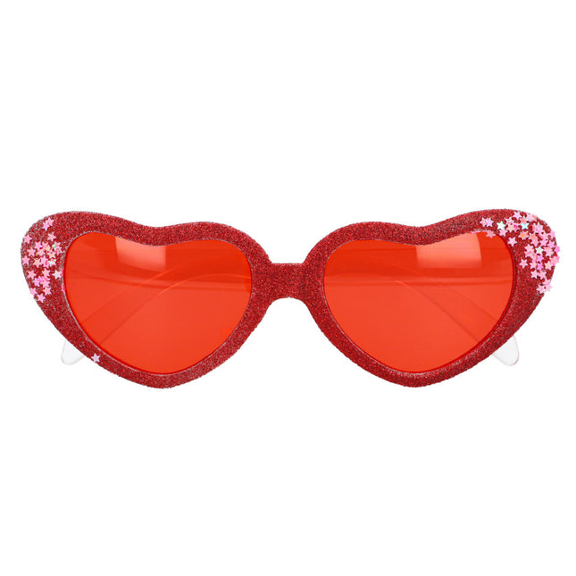 Lunettes rouges Amour