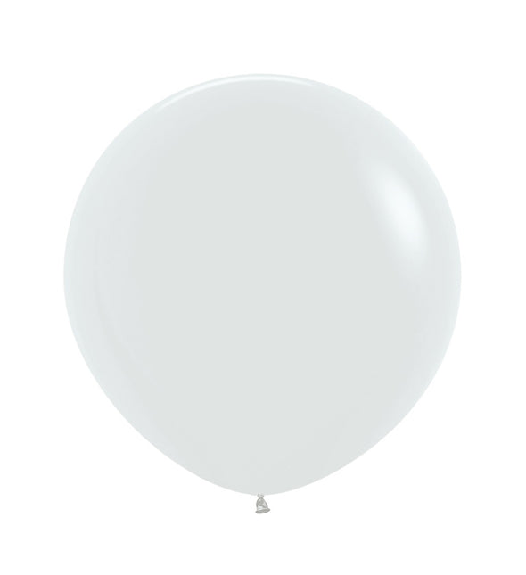 Ballons blancs en latex 61cm 3pcs