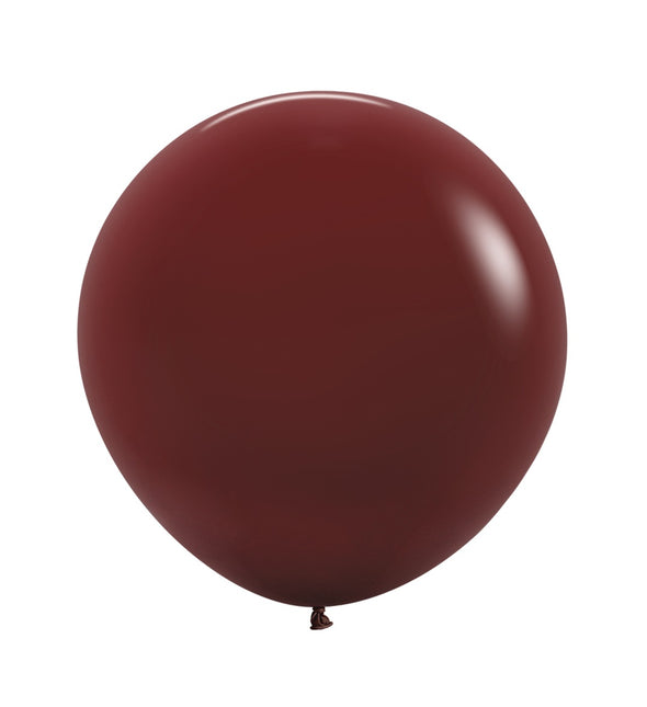 Ballons rouge bordeaux 61cm 3pcs