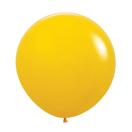 Ballons jaunes miel 61cm 3pcs