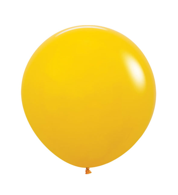 Ballons jaunes miel 61cm 3pcs