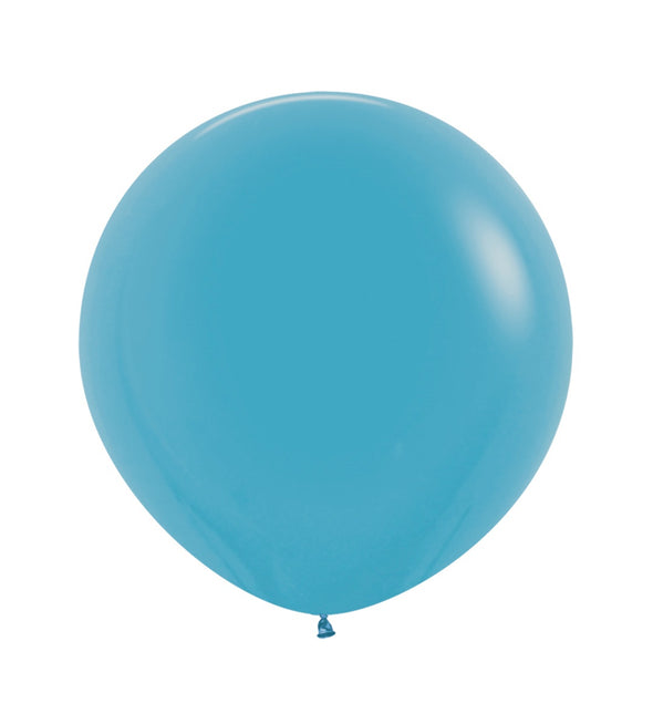 Ballons bleus en latex 61cm 3pcs